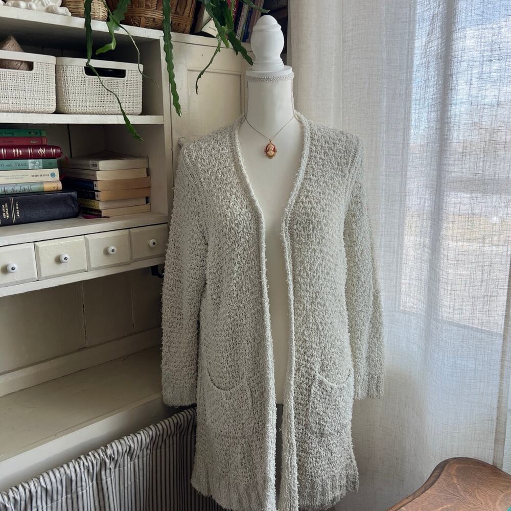Massimo Dutti textured long length cardigan size medium